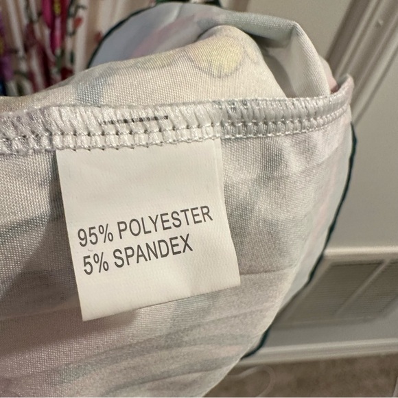 Dalia Macphee White Multi Short Sleeve Shirt Dress in Multicolor Floral/Cream - Picture 16 of 16